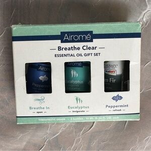 3/$20💥 Airome’ Breath Clear Essential Oils Gift Set | NIB